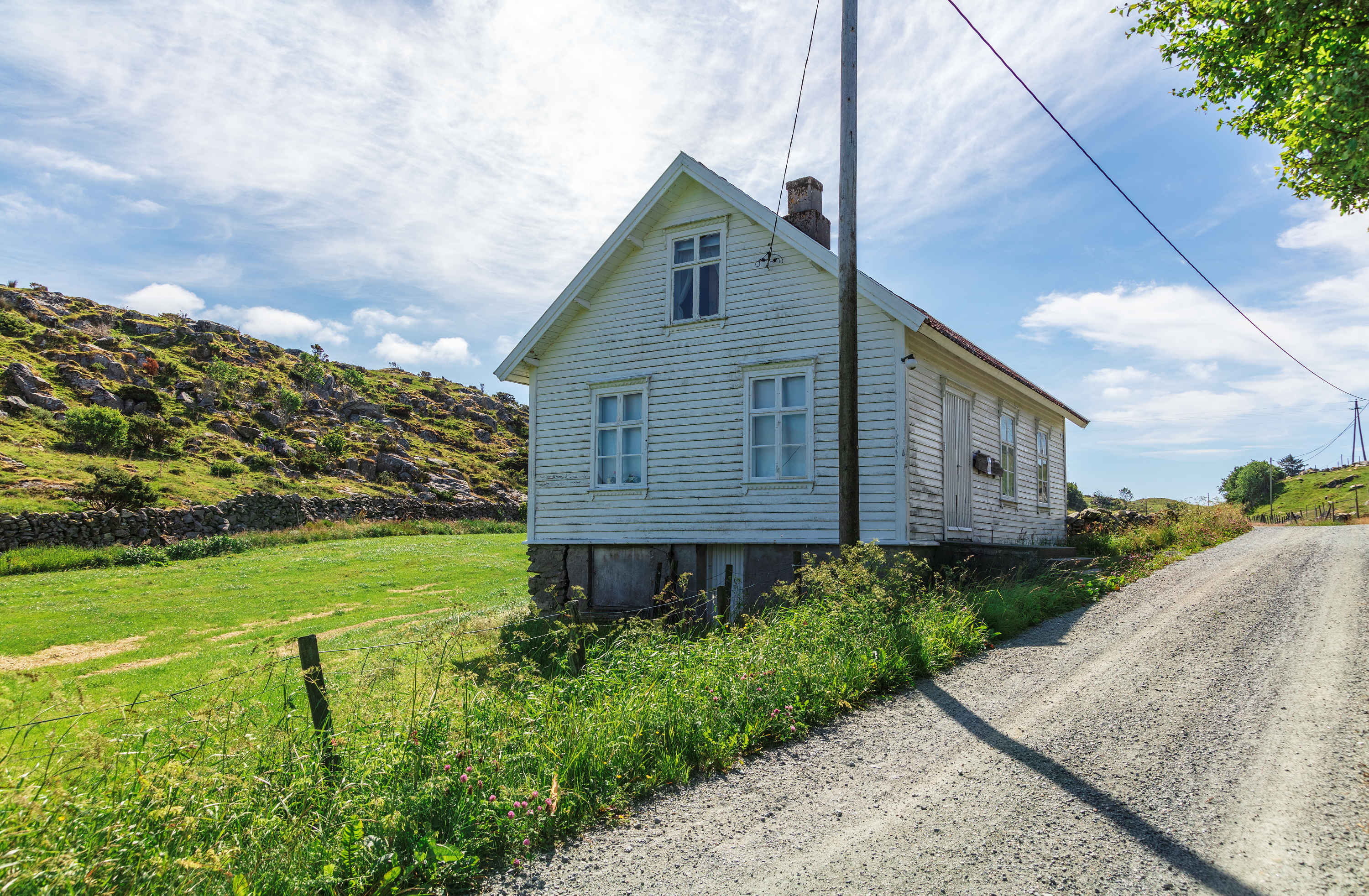 Eksteriørbilder av Bokn bygdemuseum, det gamle ungdomshuset på Håland