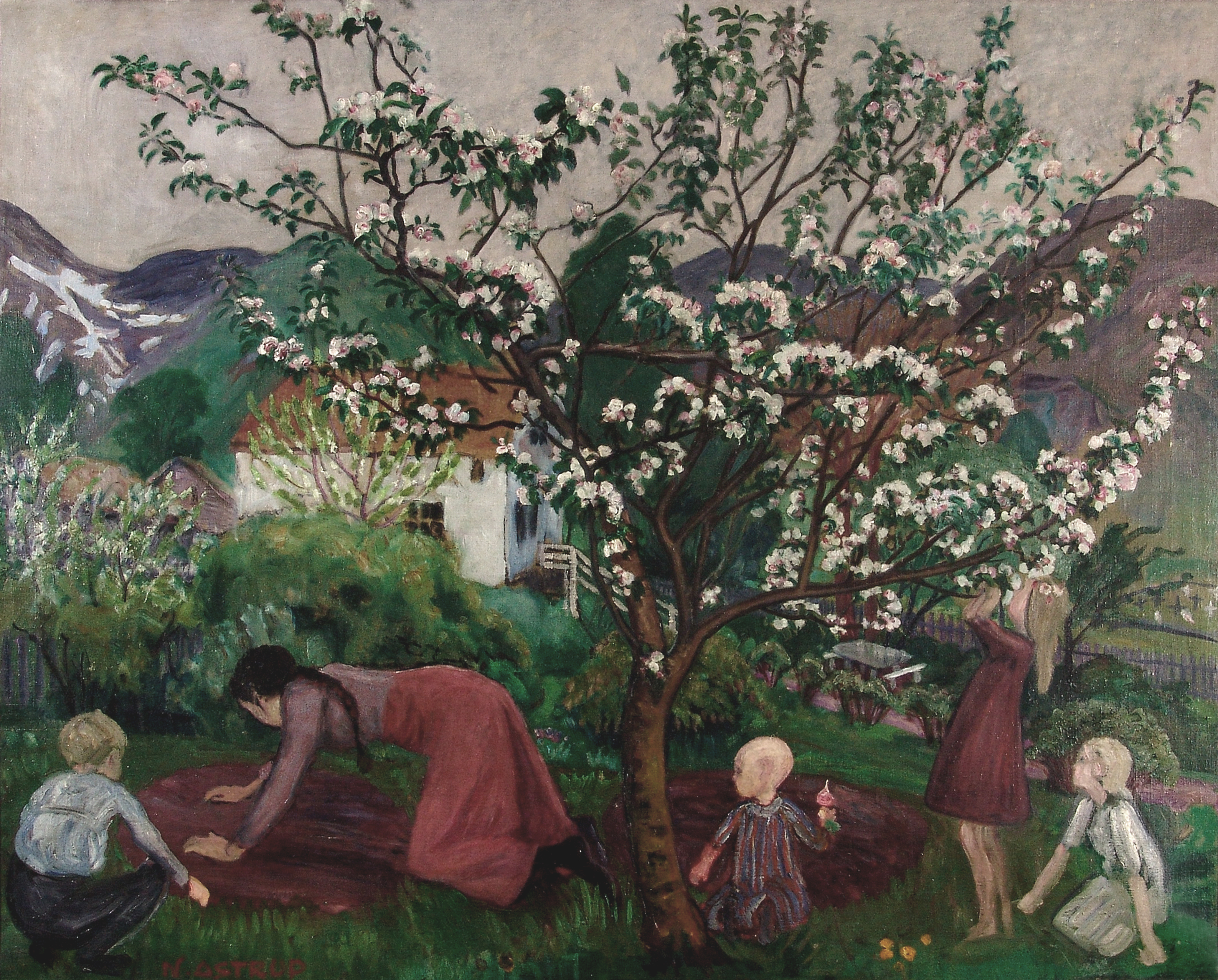 Nikolai Astrup: I hagen
