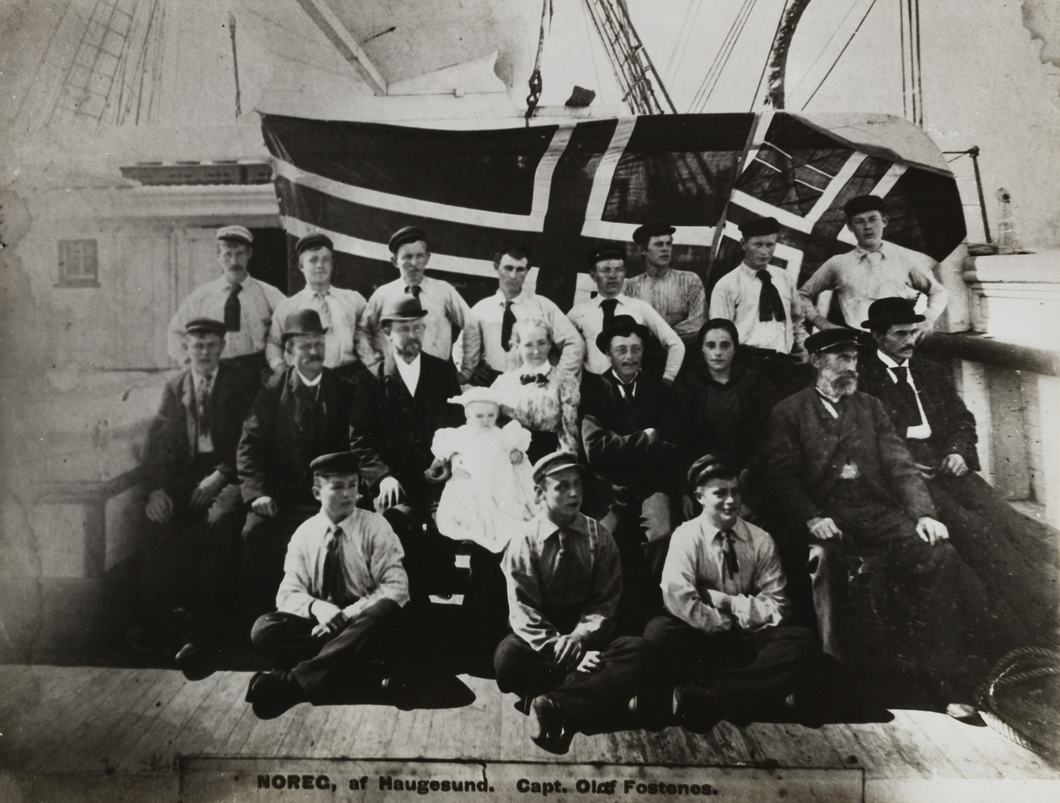 MHB-F_HR_ALB-0027 – Kristian Eliassen – lettmatros om bord på fullrigger «Noreg» i 1896