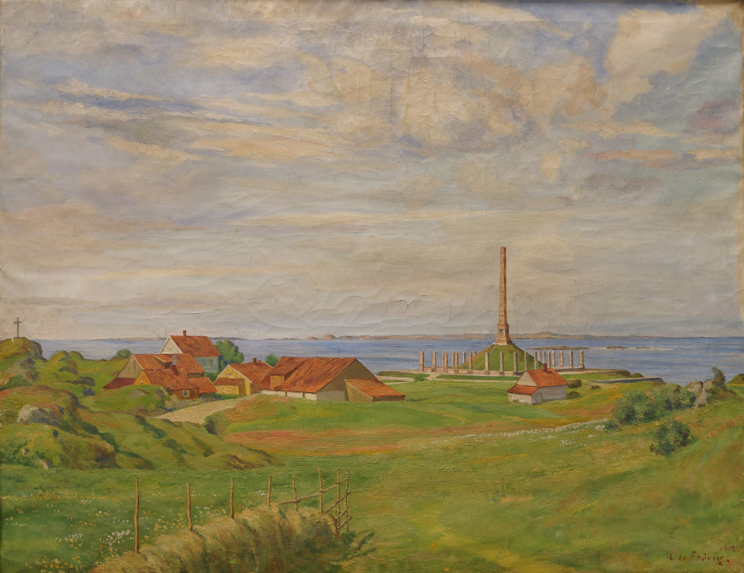 Haraldstøtta, 1912 av Ole Frøvig