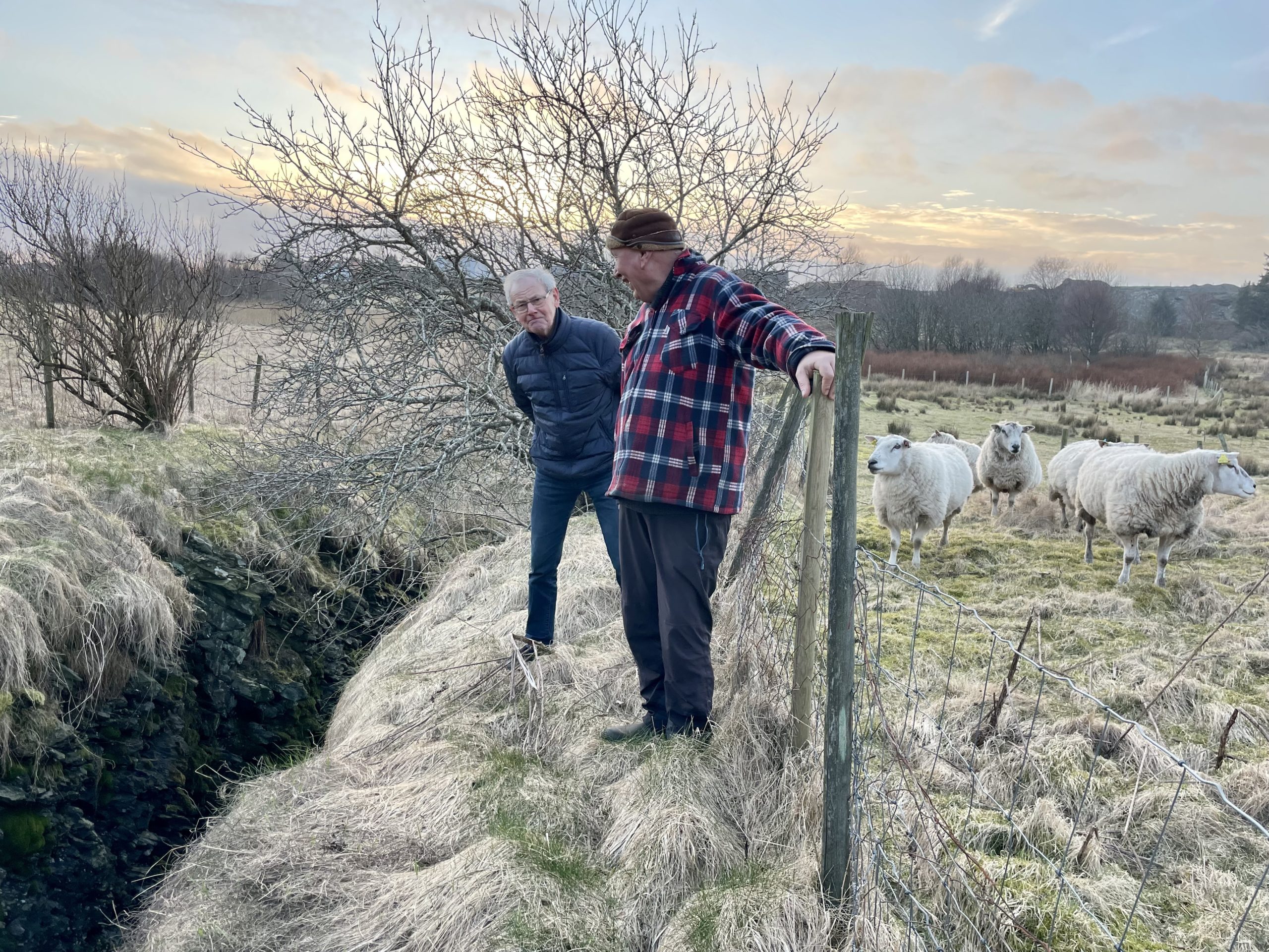 Jostein Hagen og Trond Bø ved Blorbekken MGd3633