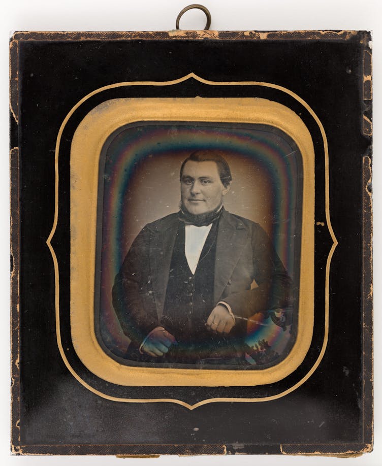Daguerreotypi fra 1857. Bildeid: MHB-F.014592