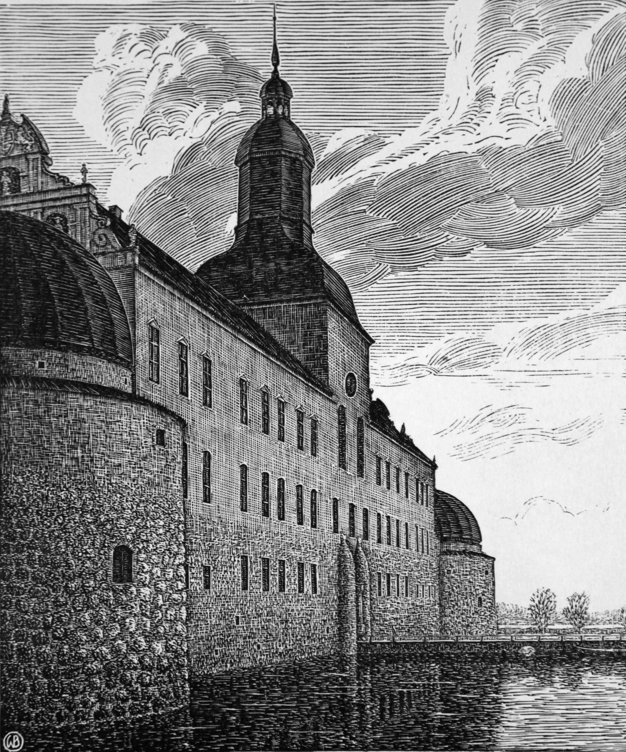 Vadstena slott av Waldemar Bernhard